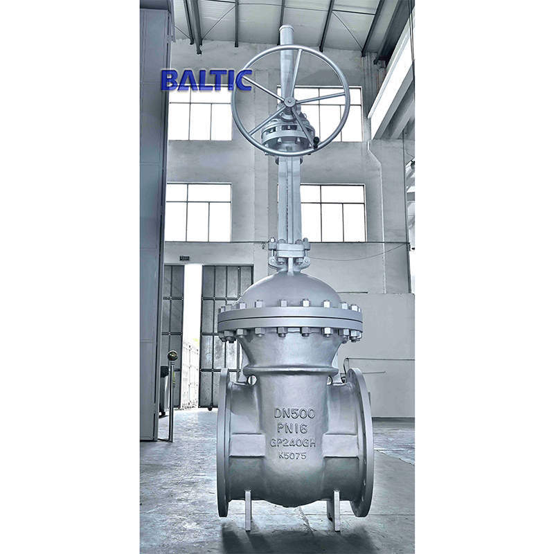 DN500 PN16 Wedge Gate Valve with Supporting Feet, GP240GH