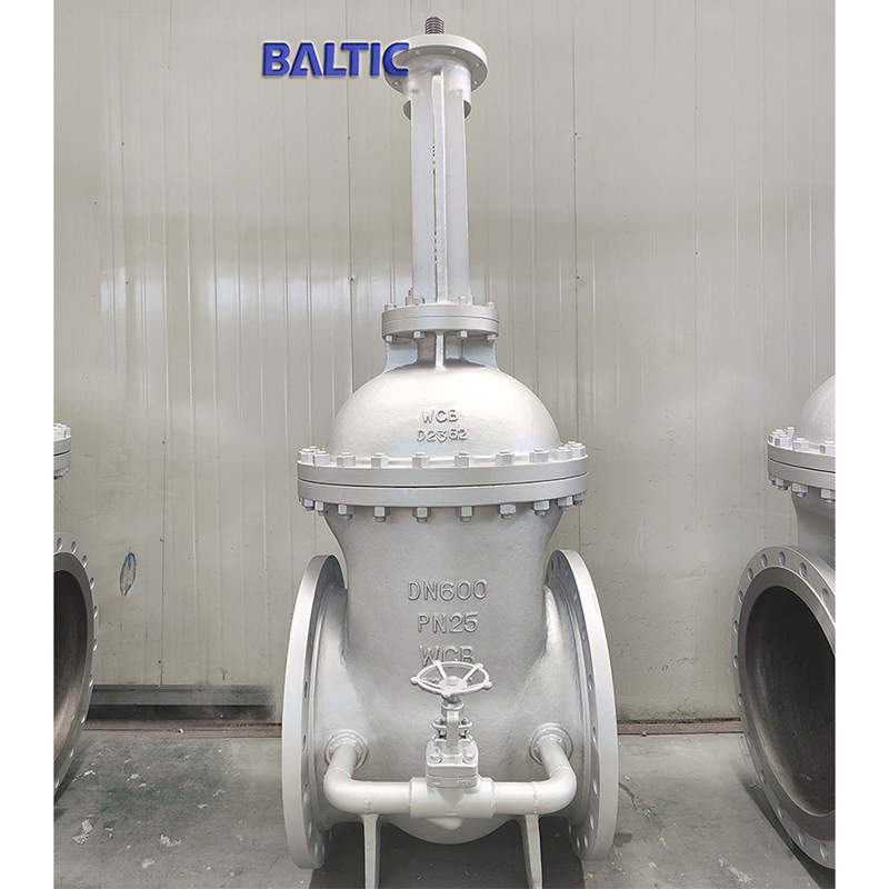 DN600 Wedge Gate Valve, PN25, WCB, EN 1984, DIN 3352, RF