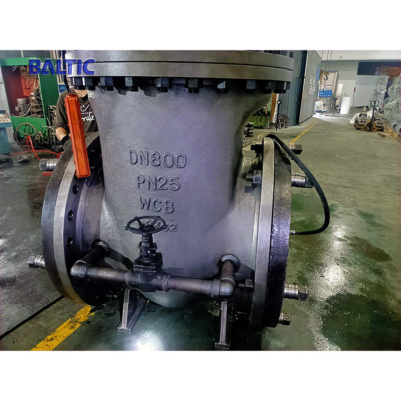 DN800 Gate Valve with Bypass and Supporting Feet, WCB, PN25