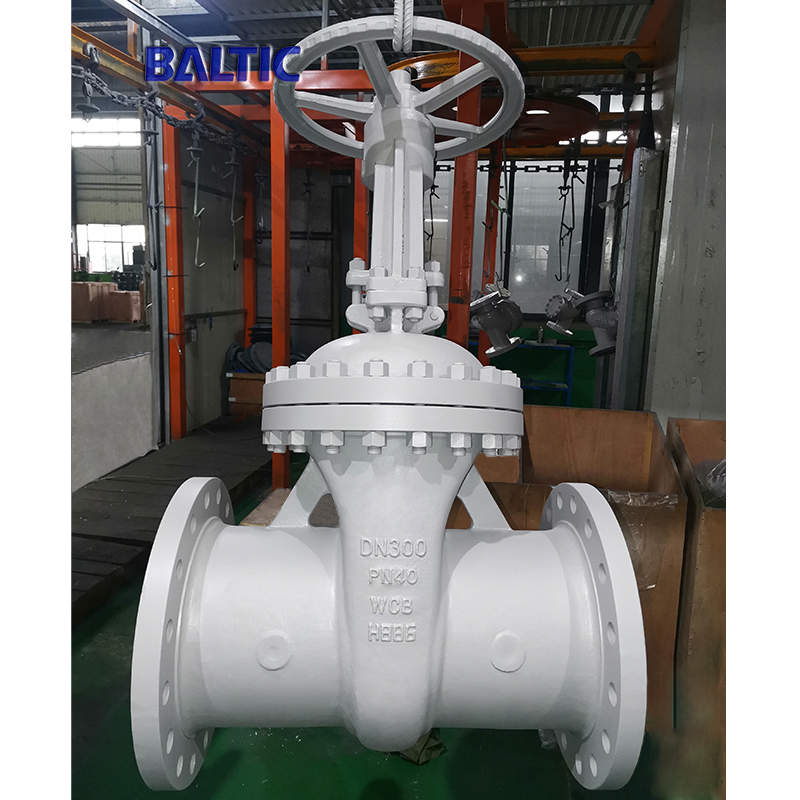 EN 1984 WCB Gate Valve, DN300, PN40, Gearbox Operated