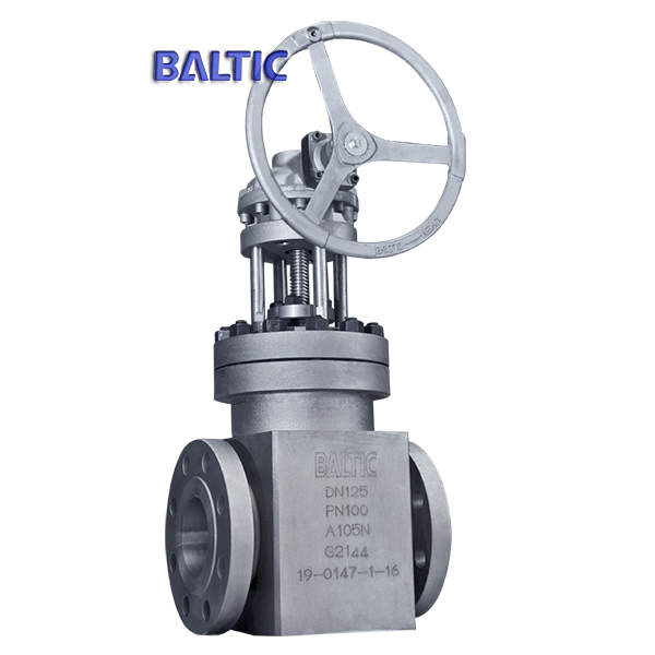 Integral Flanged Gate Valve, ASTM A105N, DN125, PN100, EN 1984