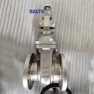 UNS N08001 Gate Valve, Flexible Wedge, 150 LB, 4 IN, API 600