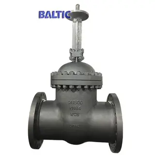 ISO Top Flanged Gate Valve, WCB, DN500 PN64, Bare Stem, EN 1984