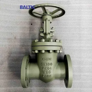 ASTM A217 WC6 Gate Valve, EN 1984, DIN 3352, DN100, PN64, RF
