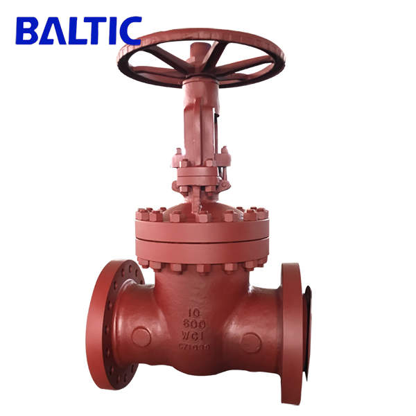RTJ Flanged Wedge Gate Valve, ASTM A217 WC1, 10 Inch, 600 LB