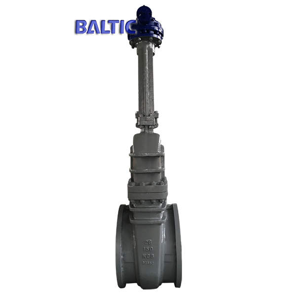 WCB Gate Valve with Gearbox, 28 Inch, Class 150 LB, API 600