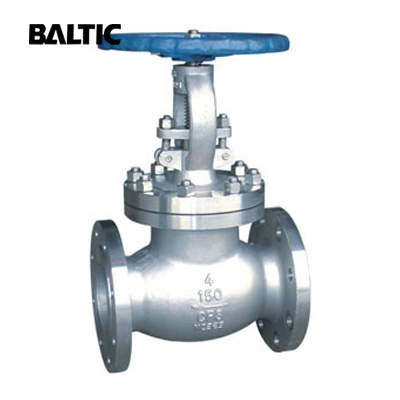 ASTM A351 CF8 Globe Valve, 4IN, CL150, ASME B16.34, BS 1873, RF