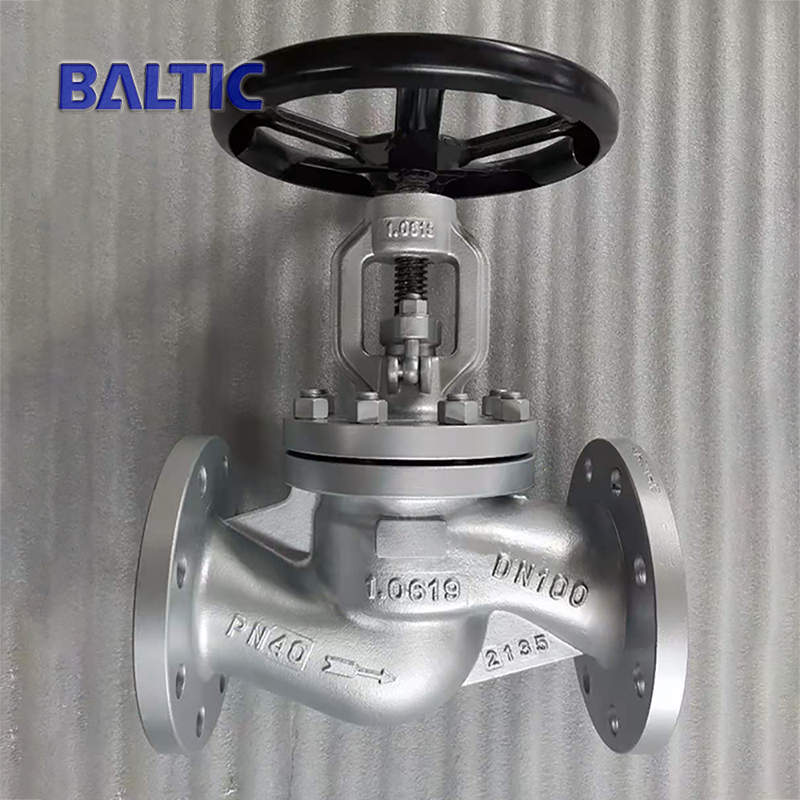 1.0619 Bolted Bonnet Globe Valve, DN100, PN40, EN 13709