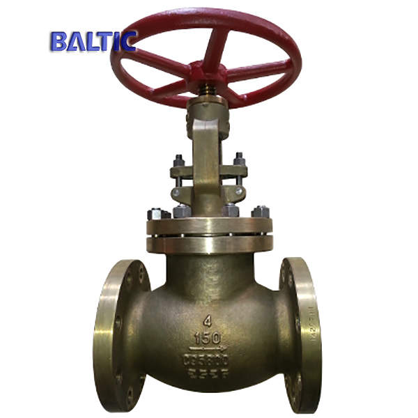ASTM B148 C95800 Globe Valve, 4 Inch, 150 LB, ASME B16.34, RF
