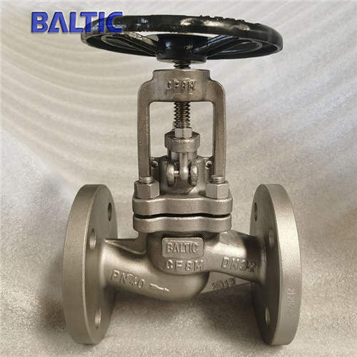BS 1873 ASTM A351 CF8M Globe Valve, DN32, PN40, RF
