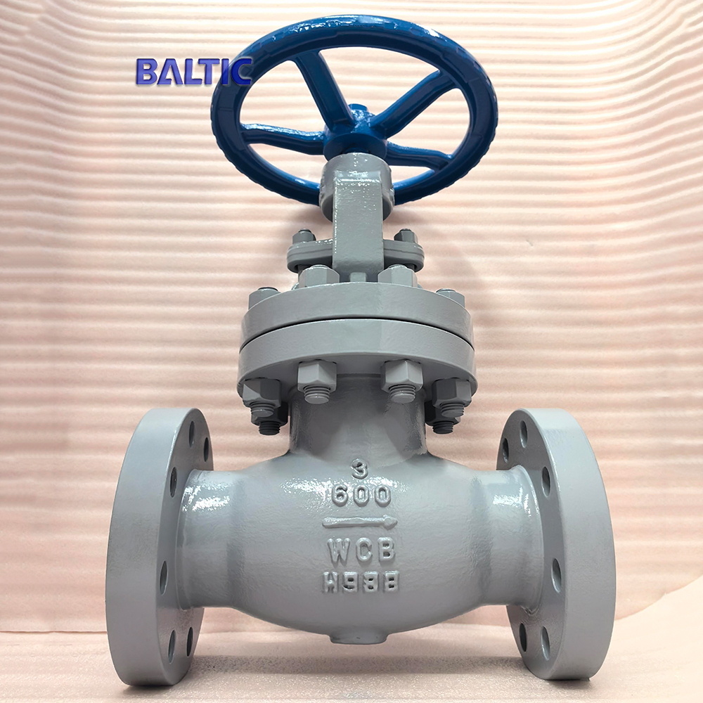 BS 1873 Globe Valve, ASME B16.34, A216 WCB, 3 IN, 600 LB, RF