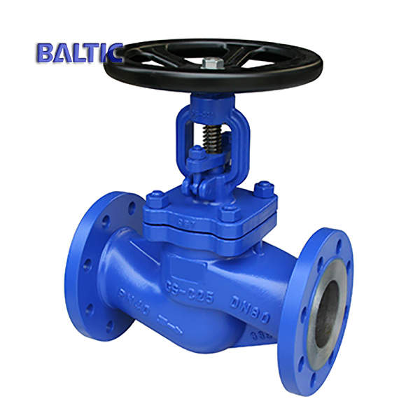 DIN 3356 Globe Valve, GS–C25, DN80, PN40, RF Flanged Ends