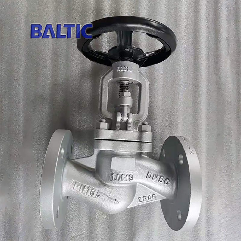 DIN Full Bore Globe Valve, 1.0619, DN50, PN16, RF Flange