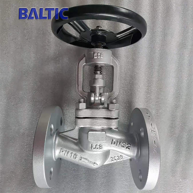 DN32 S-type Globe Valve, Full Bore, A352 LCB, PN16, EN 13709