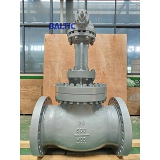 Carbon Steel Globe Valve, ASME B16.34, WCB, 20 IN, 600 LB