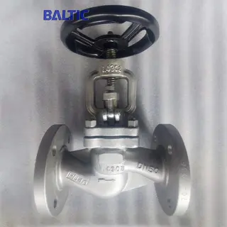 DN50 Pneumatic Globe Valve, 1.0619, PN40, EN13709, RF Flange