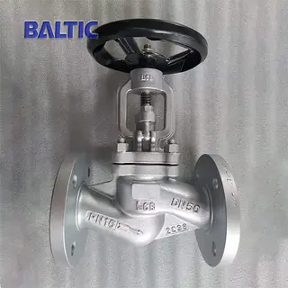 ASTM A352 LCB S-Type Globe Valve, DN50, PN16, EN 13709, RF