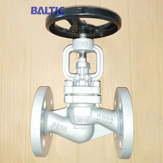 S Type Globe Valve, DN32, PN10, 1.0619, RF Flange, DIN 3356