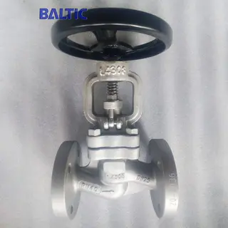 DIN EN 13709 Globe Valve, S Type, 1.4308, DN25, PN40, RF