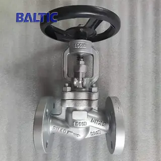 S-type Globe Valve, DN25, PN40, Full Bore, RF Flanged Ends