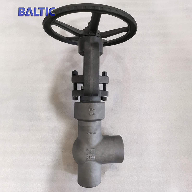 ASTM A182 F22 Angle Globe Valve, EN ISO 15761, 2 Inch