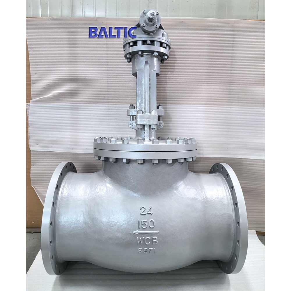 Rising Stem Globe Valve, ASME B16.34, A216 WCB, 24 IN, CL150