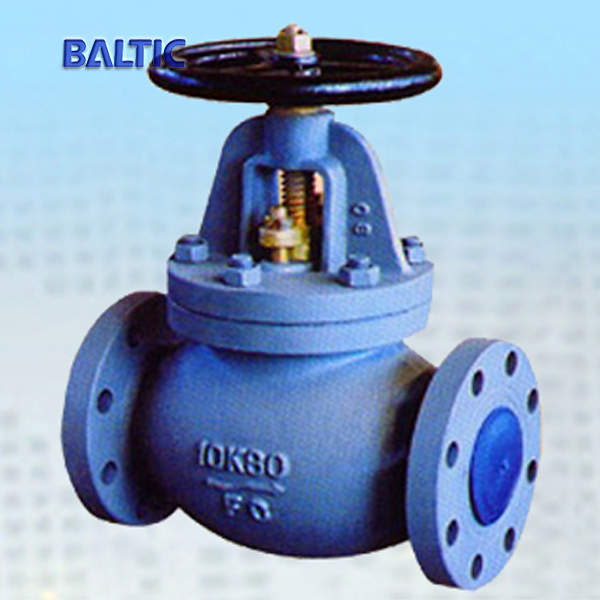 JIS F7307 10K 80A Marine Globe Valve, FC-Cast Iron