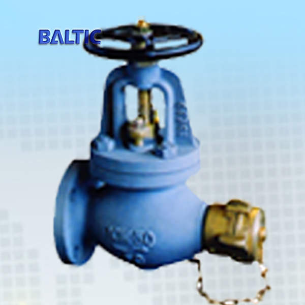 Marine Hose Valve, FC-Cast Iron, JIS F7333 5K 50A, Straight Type