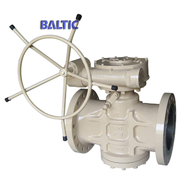 ASTM A216 WCB Pressure Balanced Lubricated Plug Valve, 12IN, 300LB