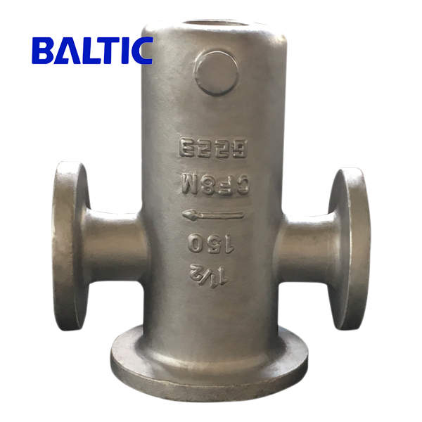 ASME B16.34 Basket Type Strainer, ASTM A351 CF8M, 1 1/2 Inch 150 LB