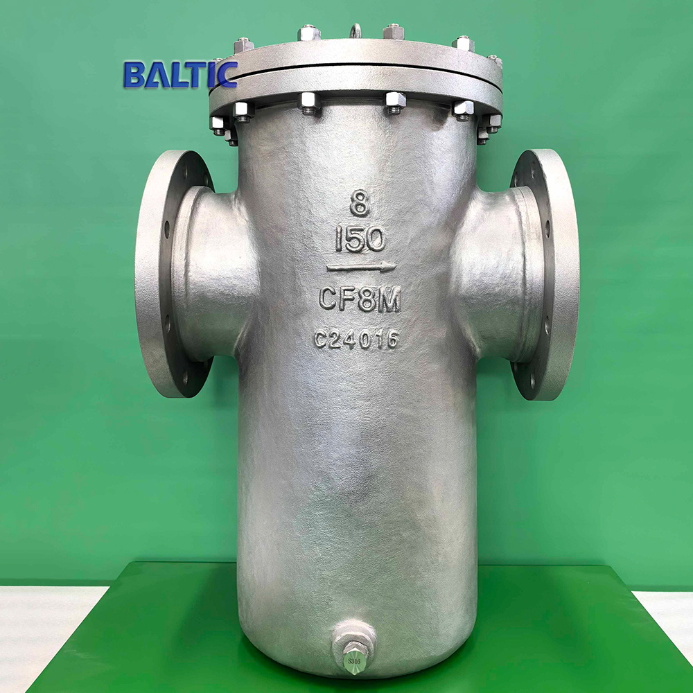 ASTM A351 CF8M Basket Strainers, ASME B16.34, 8 Inch, CL150