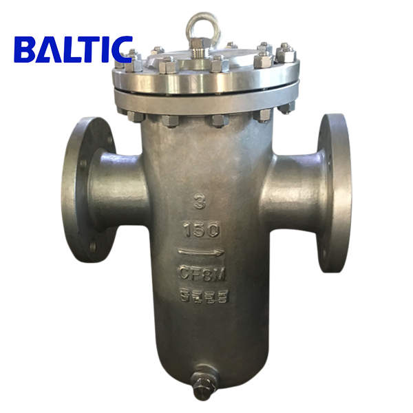 STM A351 CF8M Basket Strainers, 3 Inch, 150 LB, ASME B16.34, RF