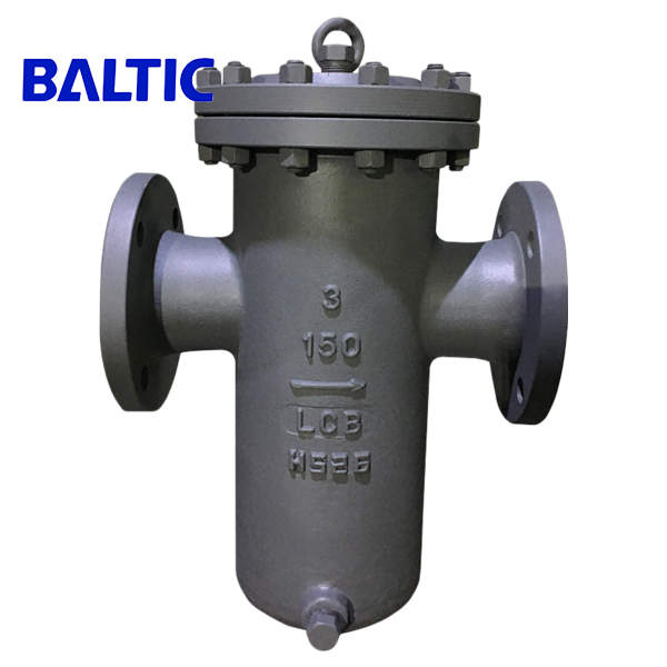 ASTM A352 LCB Basket Strainer, 3 Inch, Class 150, RF, ASME B16.34