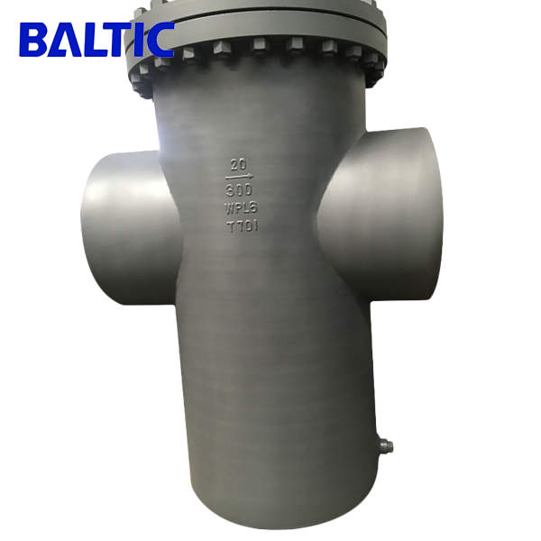 ASTM A420 WPL6 Basket Type Strainer, 20 Inch, Class 300, RF Flanged