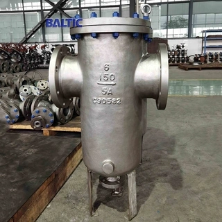 ASTM A890 5A Basket Strainer, ASME B16.34, 6 IN, CL150, RF