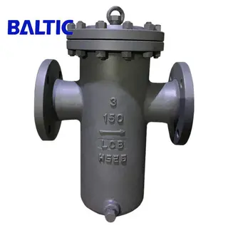 ASTM A352 LCB Basket Strainer, 3 Inch, Class 150, RF, ASME B16.34