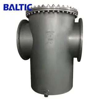 20# Steel Basket Type Strainer, DN900, PN16, RF, ASME B16.34
