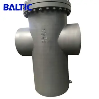 ASTM A420 WPL6 Basket Type Strainer, 20 Inch, Class 300, RF Flanged