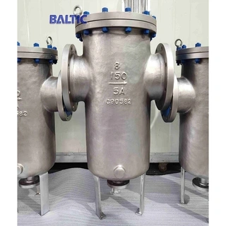 ASTM A890 5A Basket Strainer, ASME B16.34, 8 IN, 150 LB, RF