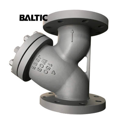 ASTM A216 WCB Y Strainer, 4IN, CL150, RF Ends, ASME B16.34