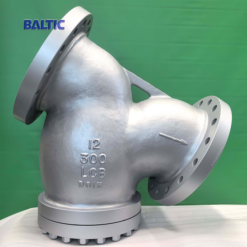 ASTM A352 LCB Y Strainer, ASME B16.34, 12 Inch, 300 LB, RF