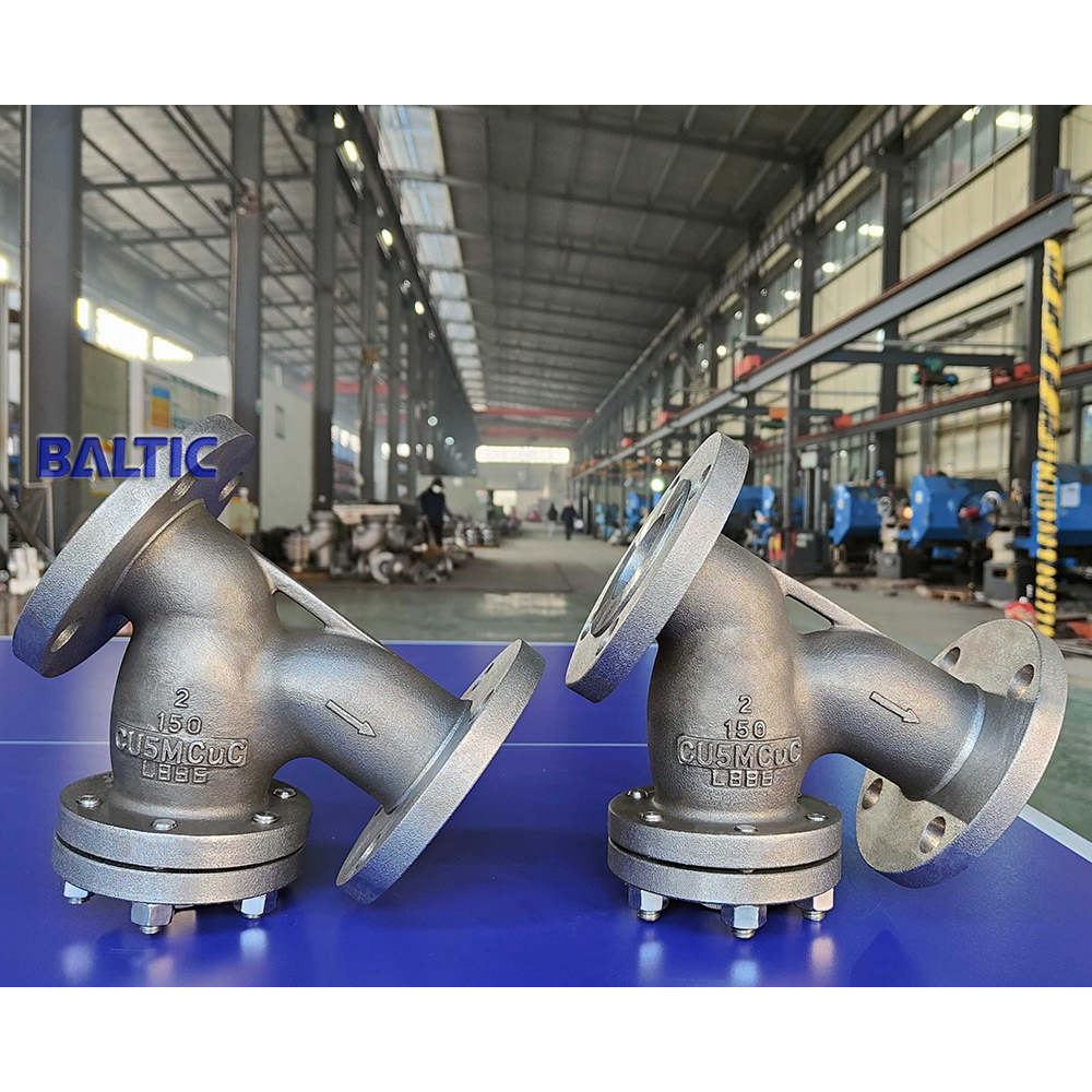 ASTM A494 CU5MCuC Y Strainer, ASME B16.34, 2 Inch, CL150, RF