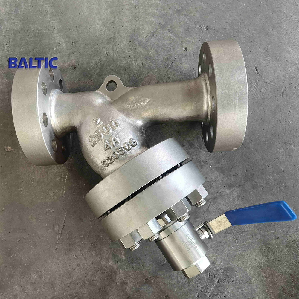 ASTM A890 4A Y Type Filter, ASME B16.34, 2 Inch, CL2500, RTJ