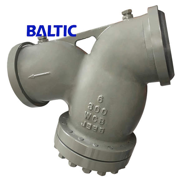 BW Y Type Strainer, ASTM A216 WCB, 6 Inch, Class 300, ASME B16.34