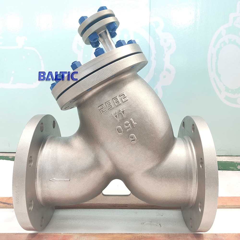 Duplex Steel Y Strainer, ASME B16.34, A890 4A, 6 IN, 150 LB