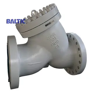 ASTM A352 LCC Y-Strainer, 12 Inch, Class 600, ASME B16.34, RF