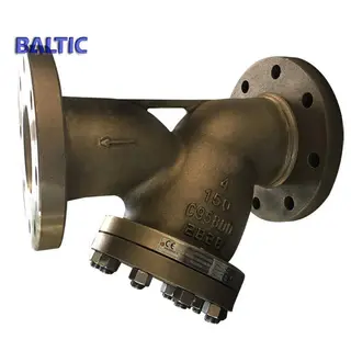 ASTM B148 C95800 Y Strainer for Sea Water, 4 Inch, Class 150 LB, FF