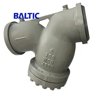 BW Y Type Strainer, ASTM A216 WCB, 6 Inch, Class 300, ASME B16.34