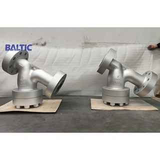ASTM A352 LCB Strainer, ASME B16.34, 6 IN, CL2500 LB, RTJ