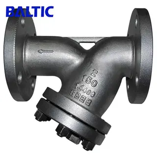 ASTM A351 CF8M Y Type Strainer, 2 Inch, Class 150, ASME B16.34, RF